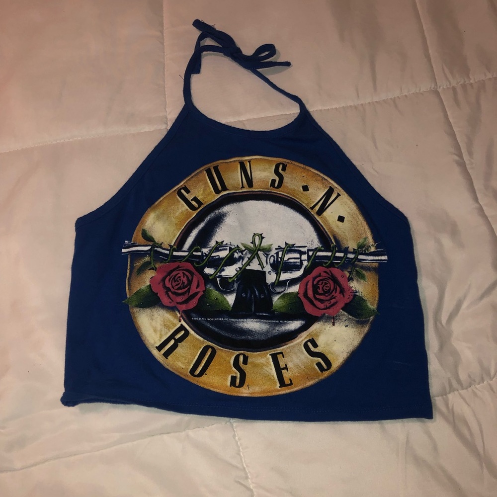 Guns and roses crop top